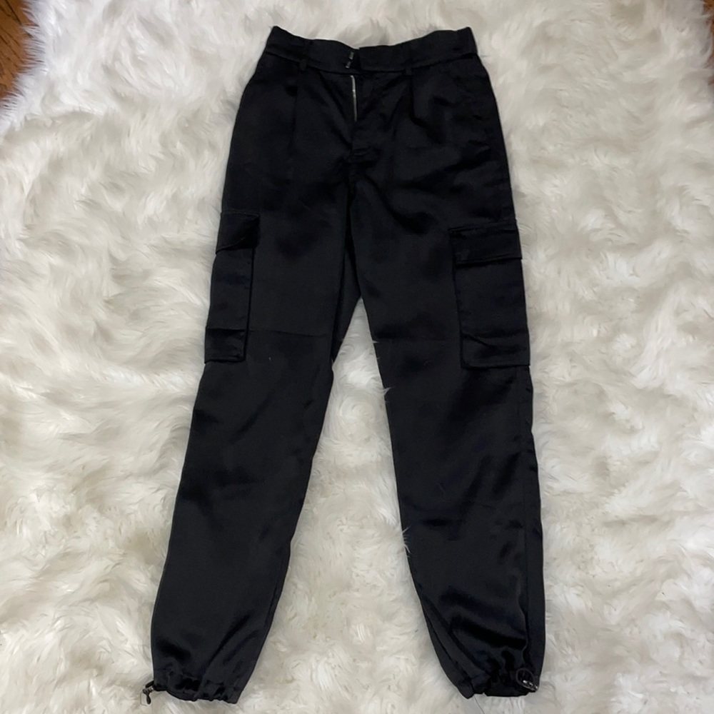 Satin cargo/joggers